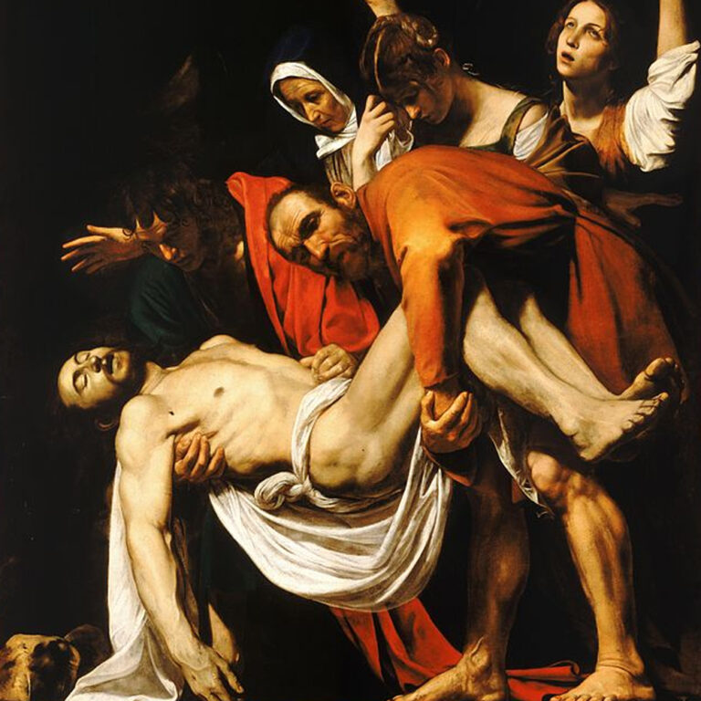 The Entombment of Christ-Caravaggio (c.1602-3)Caravaggio walking Tour Joy of Rome