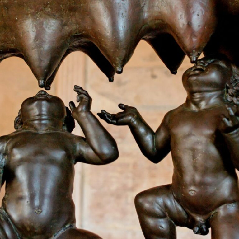 Romolus and Remos drinking milk from the shewolf capitoline museums joy of rome