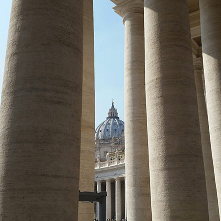 St Peter s dome and columnade Vatican guided Tour Joy of Rome